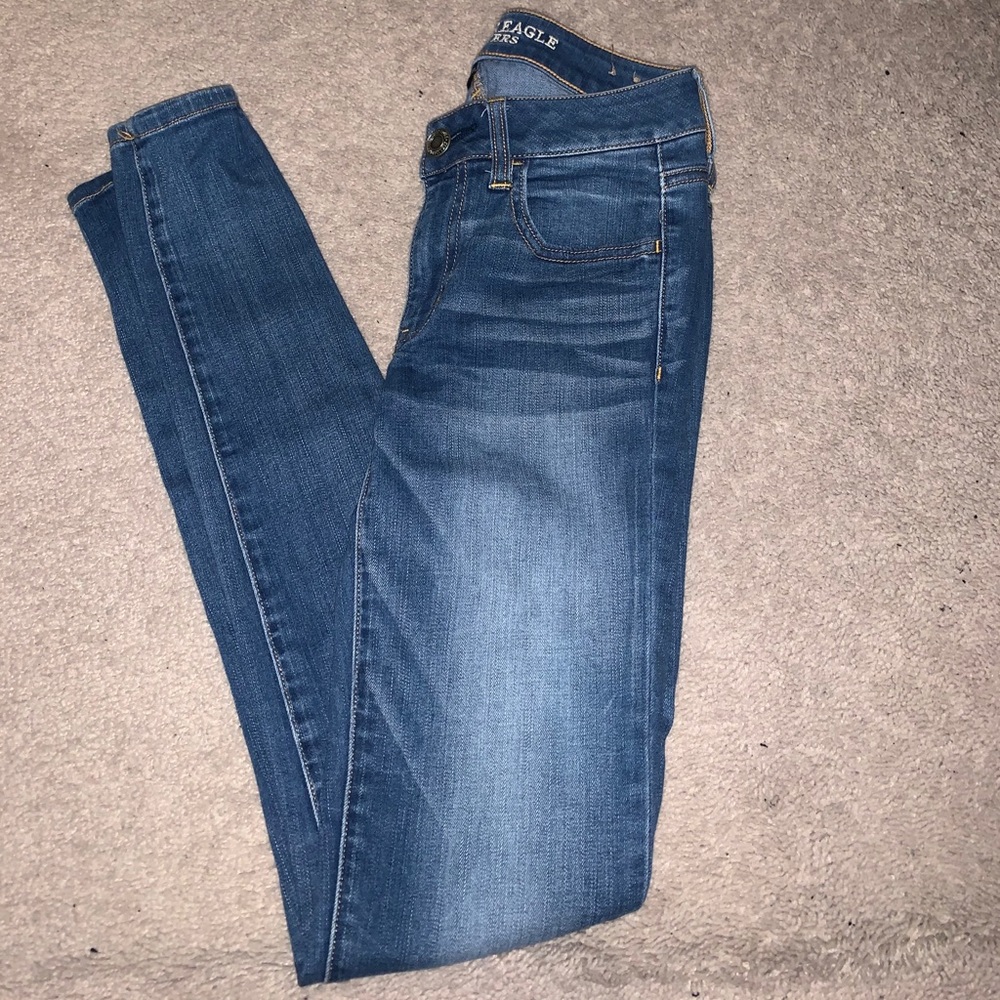 American eagle super stretch long jeggings